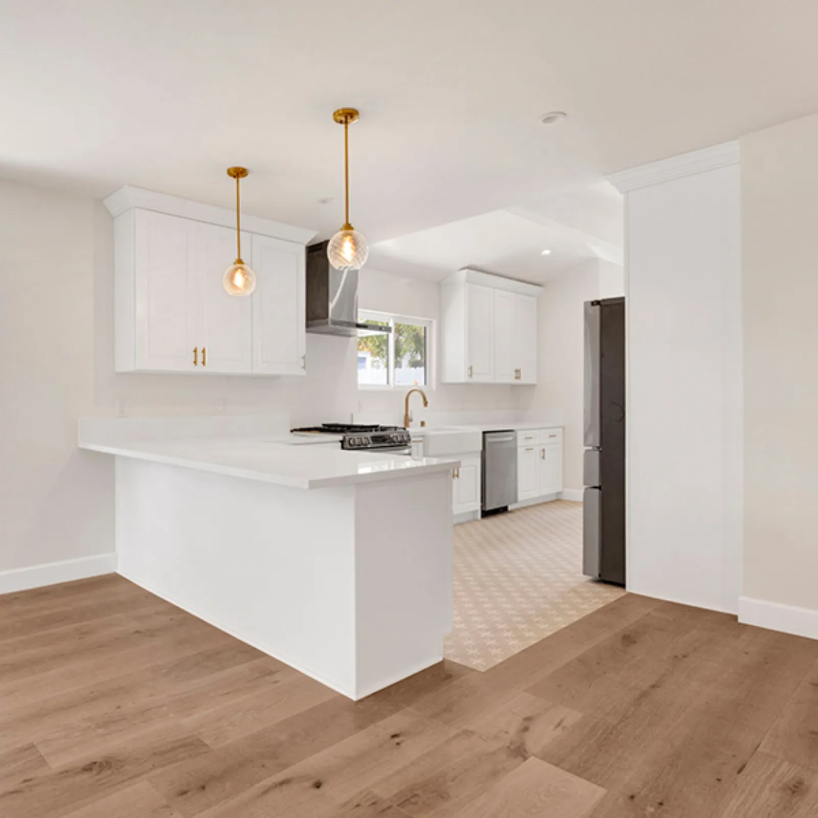 Franklin residence, finished kitchen with Spazietto cabinetry, La Crescenta